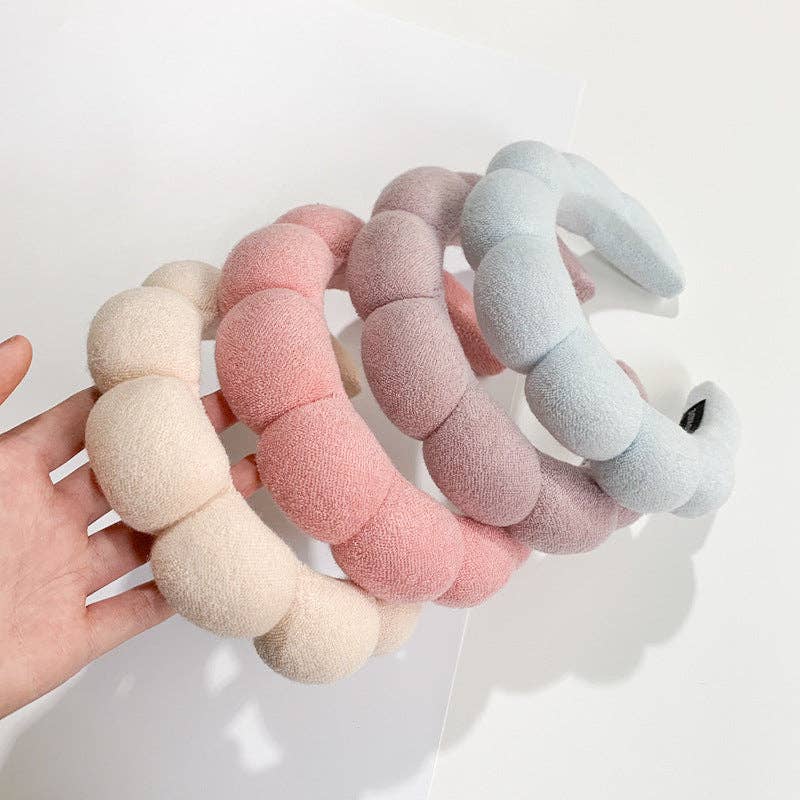 Towel Velvet Cloud Twist Hairband DPJH9